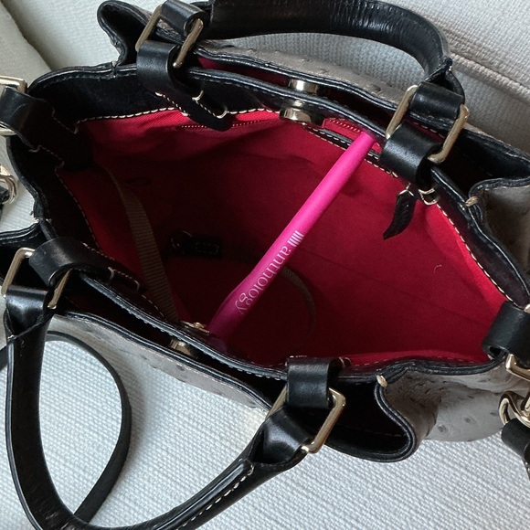 Dooney & Bourke Black and Gray Satchel - Picture 7 of 11